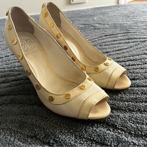 Tory Burch White Wedge